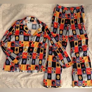 DRESSED IN LALA not made to be subtle plissé set ! 🌈